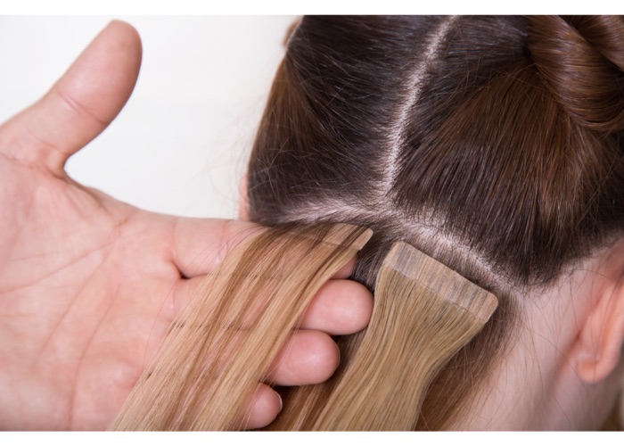 Least damaging deals hair extensions